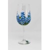 Hand Painted Wine Glasses - Bluebonnets (Set of 2)