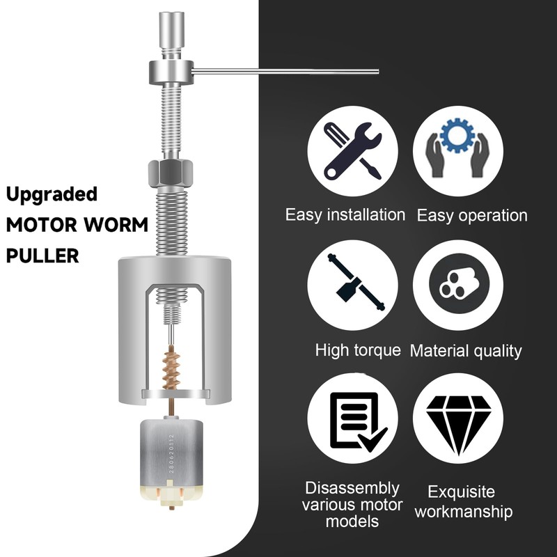 AZGIANT Stainless Steel Motor Gear Puller Pinion Puller Tool Kit
