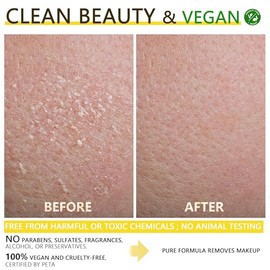 Bálsamo desmaquillante con Vitamina E (85 g) y espátula magnética | Elimina waterproof/SPF, hidrata/nutre, sin doble limpieza, coreano con aceites, ve