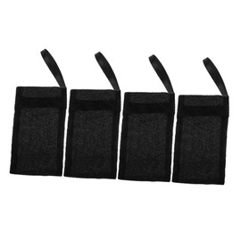 Healeved 4pcs Nylon Soap Saver Bag Exfoliating Soap Pouch for Travel Shower Holder for Bathing Foaming Mesh Bag Bar Family