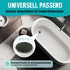 arteneur Bath Plug Universal Black Matt, Stainless Steel