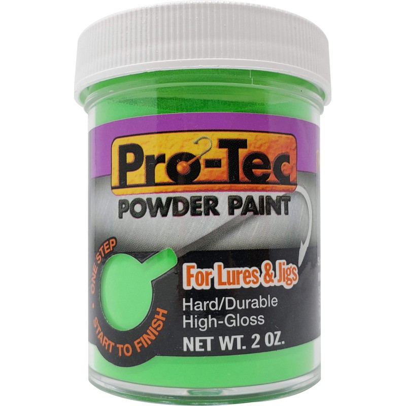 Pro-Tec Powder Paint 2 oz Jar ( Bright Green )