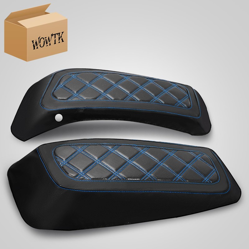 WOWTK Hard Saddlebag Lid Bra/Covers for Harley 2014-2024 Touring Road