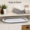 Large Collapsible Basin for Laundry & Soaking - Portable Folding