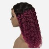 1b99j Ombre 4X4 Lace Closure Wig, Brazilian Remy Hair Wig,