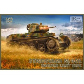 Unbranded IBG Models 1/72 STRIDSVAGN M/40K Swedish Light Tank