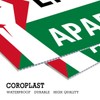 Autravelco Free Palestine End The Apartheid Yard Signs with Stakes