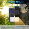 Solar Lights Outdoor, 10 Pack Solar Motion Sensor Outdoor Lights