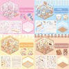 TELAIN 3D Sticker Scenes Pack With 4 Background Boards And