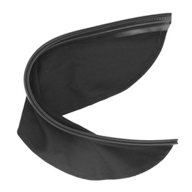 Leather Cotton Helmet Bib, Heat Resistant Welding Bib, Flame Retardant Wrap Around Helmet Bib Compatible with Most Welding Helmets, Easy to Install with Press Fit Seal