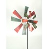 61 Inch Metal Garden Stake Kinetic Wind Spinner Yard Art