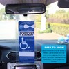 povtii 1 PC Handicap Placard Holder, 11.6" × 5" Ultra