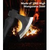 JXE JXO 22.8 Inch Hatchet, Splitting Axe 1065 High Manganese