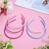 Thin Glitter Headbands for Girls 5 Pcs Sparkly Cute Non
