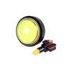 EG STARTS 5X New 60mm Dome Shaped LED Illuminated Push