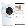 ieGeek Baby Monitor, Smartphone, Baby Camera, Surveillance Camera, Compatible with