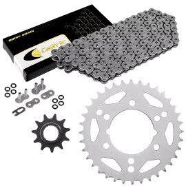 Caltric O-Ring Drive Chain & Sprockets Kit for Polaris Trail Blazer 250 2001 2002 2003