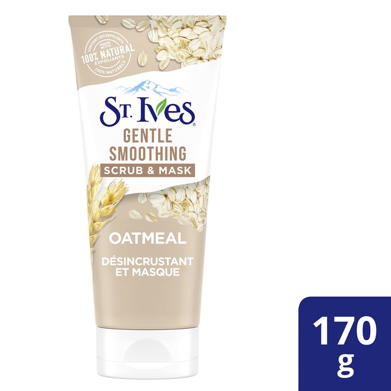 St. Ives Gentle Smoothing Oatmeal Facial Scrub & Mask 170g