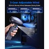 Upgraded Compressed Air Duster-300000RPM Ultra-Powerful Brushless Motor Electric Air Duster