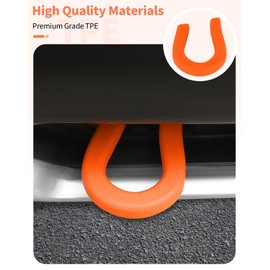 Summleaf Tow Hook Cover for Chevy Silverado/GMC Sierra 2007-2025,Tow Trailer Hitch Receiver Cover,Front Bumper Tow Hooks Rubber Protector Cover for Chevy Silverado 1500 Exterior Accessories Orange