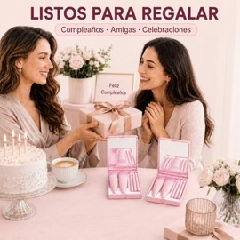 6 Kits de Brochas de Maquillaje para Regalo con Espejo, 30 Brochas, Rosa