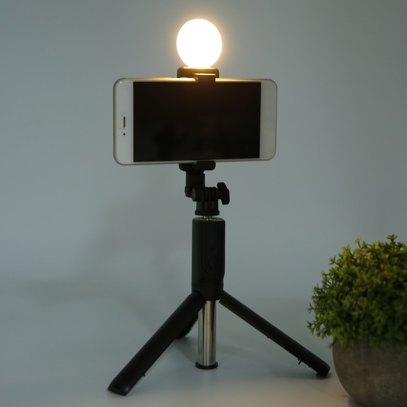 Selfie Stick Handheld MultiFunctional Foldable Live Tripod Portable Double Fill