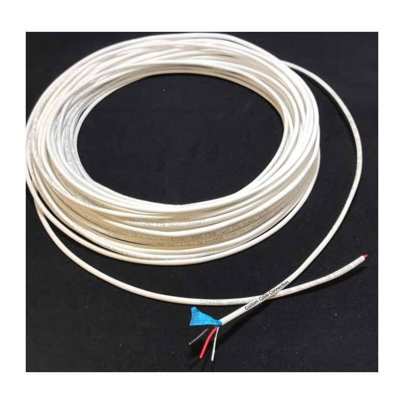 Custom Cable Connection 22 AWG 2 Conductor Stranded Shielded Plenum