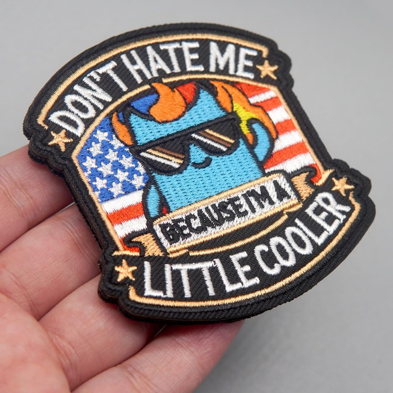 Maomtmy 9 PCS Embroidered Patches Funny Patches Tactical Morale Patches