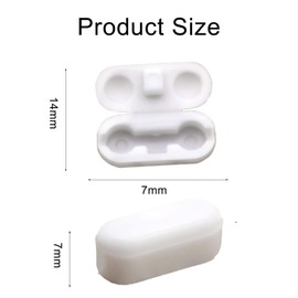 OBYJCA 12 PCS Roller Blind Chain Connectors, Plastic Chain Connectors Fits Roller Roller Blind Fittings Blind Window Clips Blind Safety Clips for Cord for Vertical Window Blinds