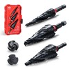 EZARC Step Drill Bit for Metal, M35 Cobalt Unibit Step