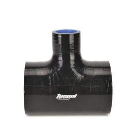 Tucool Racing 4-Ply T Shape Silicone Hose 60mm, Spout ID 35mm T Piece Joiner 3-way Silicone Coupler Wall Thickness 0.2" (Black, 60mmx35mm)
