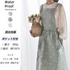 LeafIn Women's Floral Apron, One-Piece Type, Cotton, Waterproof, With Pockets,