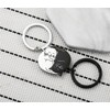shilipu Cute Black White Cat Couple Keychain Animal Cat Pendant