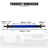 X AUTOHAUX 1pair 100mm 3.94" Splitter Support Rods Adjustable Front