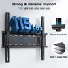 PERLESMITH Fixed TV Wall Mount Bracket, Low Profile Design for