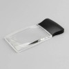 Whoamigo Pocket Rectangular Magnifying Glass 2X Handheld Magnifier with 3