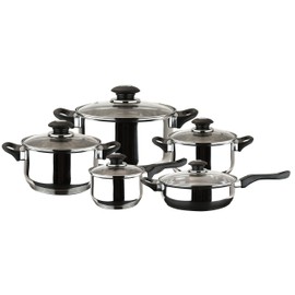 Magefesa 01BXFAMILY10 10-Piece Family Stainless Steel Cookware Set