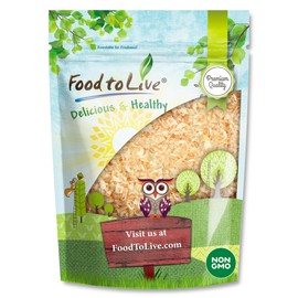 Food to Live Toasted White Chopped Onion, 6 Ounces – Roasted, Ready to Use. Ideal for Cooking, Soups, Salads. Non-GMO, Vegan, Bulk