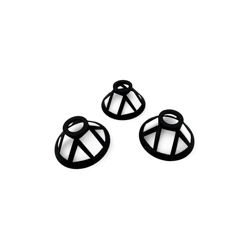 Reef-Safe Coral Frag Plug Stand – Black, 50mm Diameter, Holds