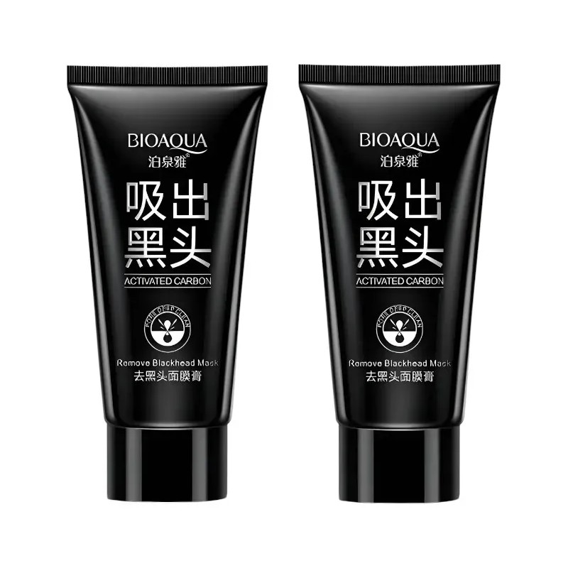Kit 2 Mascarillas Bioaqua Puntos Negros Nariz Frente Barba