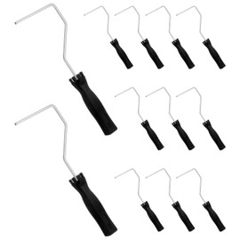12 Pcs 4 Inch Mini Roller, 12 Inch Frame Paint Roller Fiberglass Roller Tool Painting Roller Frame Roller Paint Brush Painting Supplies for Wall House Homes