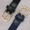 JASGOOD 2 Pack Ladies Braided Elastic Belts Casual Women Elasticated