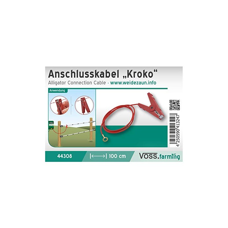 Zen-Kat Fence connection cable EG-clip red