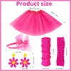 80s Costume Accessories Set for Girls, Fancy Dress for Kids