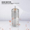 Hopcd Gear Motor, 1pc 25mm DC 12V 25GA-370 Low Speed