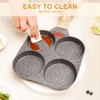 Bobikuke Egg Frying Pan, Fried Egg Pan Nonstick 4 Cups