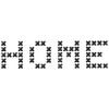 Umbra Cross Stitch Wall Decor, White