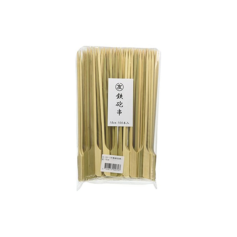 Bamboo Steel Cannons Picks A 18 cm 100 Pieces 35 – 101 – 1 