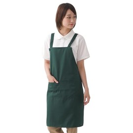 Catch Apron with Pocket, Neck Hanging, Men's, Women's, Green F