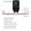 ZHOFONET DC12V Remote Control Switch,9400ft Long Range,DC12V/24V/48V/72V,IP65 Waterproof 40A Relay